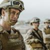 "P.O.G." -- Captains John Abraham and Maya Dobbins head to a war zone when they are assigned to opposite sides of the courtroom in the case of Marine charged with abandoning his post during combat, resulting in the deaths of three soldiers. Also, Major Trey Ferry must iron out a diplomatic spat, and Lt. Harper Li works to balance her duties to the Corps with planning her wedding, on THE CODE, Monday, April 15 (9:00-10:00 PM, ET/PT) on the CBS Television Network.  Pictured Luke Mitchell as Captain John "Abe" Abraham,   Photo: Best Possible Screen Grab/CBS 2018 CBS Broadcasting, Inc. All Rights Reserved