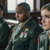 "P.O.G." -- Captains John Abraham and Maya Dobbins head to a war zone when they are assigned to opposite sides of the courtroom in the case of Marine charged with abandoning his post during combat, resulting in the deaths of three soldiers. Also, Major Trey Ferry must iron out a diplomatic spat, and Lt. Harper Li works to balance her duties to the Corps with planning her wedding, on THE CODE, Monday, April 15 (9:00-10:00 PM, ET/PT) on the CBS Television Network.  Pictured  Anna Wood as Captain Maya Dobbins   Photo: Best Possible Screen Grab/CBS 2018 CBS Broadcasting, Inc. All Rights Reserved
