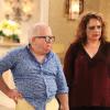 THE COOL KIDS: L-R: Leslie Jordan and guest star Artemis Pebdani in the "TV Heist" episode of THE COOL KIDS airing Friday, Nov. 9 (8:30-9:00 PM ET/PT) on FOX. ©2018 Fox Broadcasting Co. Cr: Patrick McElhenney/FOX