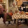 THE COOL KIDS: L-R: Leslie Jordan, David Alan Grier, guest star Jamie Farr, Martin Mull and Vicki Lawrence in the "Thanksgiving at Murray's" episode of THE COOL KIDS airing Friday, Nov. 16 (8:30-9:00 PM ET/PT) on FOX. ©2018 Fox Broadcasting Co. Cr: Kevin Estrada/FOX.
