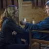 THE FOLLOWING: Micah (guest star Jake Weber, R) and Julia (guest star Jacinda Barrett, L) chat about Joe Carroll in the &quot;The Messenger&quot; episode of THE FOLLOWING airing Monday, March 10 (9:00-10:00 PM ET/PT) on FOX. &#xa9;2014 Fox Broadcasting Co. CR: Sarah Shatz/FOX
