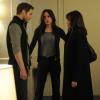THE FOLLOWING: Agent Mike Weston (Shawn Ashmore, L), Max (Jessica Stroup) and Carrie (Sprague Grayden, R) meet  in the &quot;Betrayal&quot; episode of THE FOLLOWING airing Monday, April 7 (9:00-10:00 PM ET/PT) on FOX. &#xa9;2014 Fox Broadcasting Co. CR: Sarah Shatz/FOX