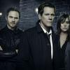 THE FOLLOWING: Mike (Shawn Ashmore, L), Ryan Hardy (Kevin Bacon, C) and Max (Jessica Stroup, R) return with a special, two-hour premiere Monday, March 2 (8:00-9:00/9?00-10:00 PM ET/PT) on FOX. ©2015 Fox Broadcasting Co. CR: Christopher Fragapane/FOX
