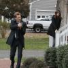 THE FOLLOWING: Ryan (Kevin Bacon, L) and Max (Jessica Stroup, R) follow a lead in the "Home/A Hostile Witness" episode of THE FOLLOWING airing Monday, March 23 (8:00-10:00 PM ET/PT) on FOX. ©2015 Fox Broadcasting Co. CR: Giovanni Rufino/FOX