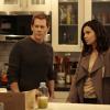 THE FOLLOWING: Ryan (Kevin Bacon, L) and Gwen (Zuleikha Robinson, R) chat in the "Home/A Hostile Witness" episode of THE FOLLOWING airing Monday, March 23 (8:00-10:00 PM ET/PT) on FOX. ©2015 Fox Broadcasting Co. CR: Giovanni Rufino/FOX