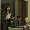 THE FOLLOWING: Max (Jessica Stroup, L) goes back to work in the "The Hunt" episode of THE FOLLOWING airing Monday, April 6 (9:00-10:00 PM ET/PT) on FOX. ©2015 Fox Broadcasting Co. CR: Giovanni Rufino/FOX