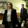THE FOLLOWING: Lisa Campbell (guest star Diane Neal, L) and Ryan Hardy (Kevin Bacon, R) check into a hotel, in the "Demons" episode of THE FOLLOWING airing Monday, May 1 (9:00-10:00 PM ET/PT) on FOX. ©2015 Fox Broadcasting Co. Cr: Giovanni Rufino/FOX