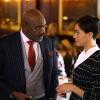 "Stoppable: Requiem for an Airdate" Ep 105-- Episodic coverage of THE GOOD FIGHT. Pictured (l-r): Delroy Lindo as Adrian Boseman, Cush Jumbo as Lucca Quinn. Photo Cr: Patrick Harbron/CBS ÃÂ©2017 CBS Interactive, Inc. All Rights Reserved