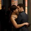 "Reddick v Boseman" Ep 108-- Episodic coverage of THE GOOD FIGHT. Pictured (l-r): Cush Jumbo as Lucca Quinn, Justin Bartha as Colin. Photo Cr: Patrick Harbron/CBS ÃÂ©2017 CBS Interactive, Inc. All Rights Reserved