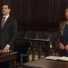 "Day 443" -- Episode #206 -- Pictured (l-r): Justin Bartha as Colin Morrello; Cush Jumbo as Lucca Quinn of the CBS All Access series THE GOOD FIGHT. Photo Cr: Patrick Harbron/CBS ÃÂ©2017 CBS Interactive, Inc. All Rights Reserved.