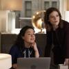 "Day 443" -- Episode #206 -- Pictured (l-r): Sarah Steele as Marissa Gold; Rose Leslie as Maia Rindell of the CBS All Access series THE GOOD FIGHT. Photo Cr: Patrick Harbron/CBS ÃÂ©2017 CBS Interactive, Inc. All Rights Reserved.