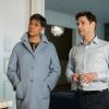 "Day 450" -- Episode 207 -- Pictured (l-r): Cush Jumbo as Lucca Quinn; Justin Bartha as Colin Morrello of the CBS All Access series THE GOOD FIGHT.  Photo Cr: Elizabeth Fisher/CBS ÃÂ©2018 CBS Interactive, Inc. All Rights Reserved.