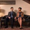 "Day 464" -- Episode 209 -- Pictured (l-r): Justin Bartha as Colin Morrello; Cush Jumbo as Lucca Quinn of the CBS All Access series THE GOOD FIGHT. Photo Cr: Elizabeth Fisher/CBS ÃÂ©2018 CBS Interactive, Inc. All Rights Reserved.