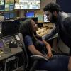 "The One About the Recent Troubles" -- Episode 301 -- Pictured (l-r): Keesha Sharp as Naomi Nivola; Nyambi Nyambi as Jay Dipersia;  of the CBS All Access series THE GOOD FIGHT. Photo Cr: Patrick Harbron/CBS ÃÂ©2018 CBS Interactive, Inc. All Rights Reserved.