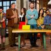 THE GREAT INDOORS stars Joel McHale (center) in a comedy about a renowned adventure reporter for an outdoor magazine who must adapt to the times when he\'s assigned by the magazine\'s founder (Stephen Fry, second from left) to be the desk-bound boss to a group of millennials (Christine Ko, second from right; Shaun Brown, far right; and Christopher Mintz-Plasse, far left) in the magazine\'s digital department.  In his new role, Jack reports to Roland\'s daughter, Brooke (Susannah Fielding, third from left).  This fall, THE GREAT INDOORS will be broadcast Thursdays (8:30-9:00 PM, ET/PT) on the CBS Television Network.  Photo: Cliff Lipson/CBS  ÃÂ©2016 CBS Broadcasting, Inc. All Rights Reserved