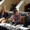 THE GRINDER: L-R: Mary Elizabeth Ellis, Connor Kalopsis and Hana Hayes in the "Genesis" episode of THE GRINDER airing Tuesday, March 15 (9:30-10:00 PM ET/PT) on FOX. ©2016 Fox Broadcasting Co. Cr: Ray Mickshaw/FOX