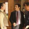 GRINDER: L-R: Guest star Steve Little, Fred Savage and Rob Lowe in the "Full Circle" season finale episode of THE GRINDER airing Tuesday, May 10 (9:30-10:00 PM ET/PT) on FOX.  ©2016 Fox Broadcasting Co.  Cr: Patrick McElhenney