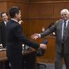 GRINDER: L-R: Rob Lowe and William Devane in the "Full Circle" season finale episode of THE GRINDER airing Tuesday, May 10 (9:30-10:00 PM ET/PT) on FOX.  ©2016 Fox Broadcasting Co.  Cr: Ray Mickshaw