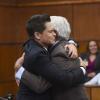 GRINDER: L-R: Rob Lowe and William Devane in the "Full Circle" season finale episode of THE GRINDER airing Tuesday, May 10 (9:30-10:00 PM ET/PT) on FOX.  ©2016 Fox Broadcasting Co.  Cr: Ray Mickshaw