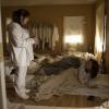 Patti Levin wakes Laurie to notify her that Meg is gone