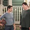 "Why Guys Shouldn\'t Date Their Sister\'s Ex" -- Pictured: Joey McIntyre as Gerald and Jimmy Dunn as Sean. When Marjorie learns Jackie\'s ex-boyfriend is gay, she tries to fix Ronny up with him.  Also, Sean gives Gerard a birthday gift that proves to be disappointing to everyone but Marjorie, on THE MCCARTHYS, Thursday, Nov. 20 (9:30-10:00 PM, ET/PT) on the CBS Television Network.  Former Boston Celtics player Rick Fox guest stars as himself. Photo: Patrick McElhenney/CBS ÃÂ©2014 CBS Broadcasting, Inc. All Rights Reserved.