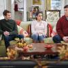 "Thanks A Lot, Ronny" -- Pictured: Tyler Ritter as Ronny, Kelen Coleman as Jackie and Jimmy Dunn as Sean. During Thanksgiving dinner, the McCarthy family works together to manipulate Gerard into breaking up with his offensive girlfriend, on THE McCARTHYS, Thursday, Nov. 27 (9:30-10:00 PM, ET/PT) on the CBS Television Network. Jessica St. Clair guest stars as Gerard\'s girlfriend, Katrina. Photo: Trae Patton/CBS ÃÂ©2014 CBS Broadcasting, Inc. All Rights Reserved.