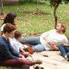 THE MICK: L-R: Thomas Barbusca, Jack Stanton, Sofia Black-D’Elia, Scott MacArthur and Caitlin Olson in the “The Visit” episode of THE MICK airing Tuesday, Oct. 10 (9:00-9:30 PM ET/PT) on FOX. CR: Patrick McElhenney/FOX