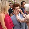 THE MICK: L-R: Kaitlin Olson, Thomas Barbusca and guest star Judith Roberts in the "The Lovers" episode of THE MICK airing Tuesday, Nov. 7 (9:00-9:30 PM ET/PT) on FOX. CR: Patrick McElhenney/FOX