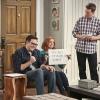 "Reunited and It Feels So Bad" -- Pictured: Nelson Franklin as Adam, Jayma Mays as Debbie and Sean Hayes as Kip Withers. Tom and Carol decide that the time has come for them to finalize their divorce but Nathan worries a change to their marital status quo will lead to family discord, on THE MILLERS, Monday, October 27, 2014 (8:30-9:00 PM, ET/PT), on the CBS Television Network. Photo: Monty Brinton/CBS ÃÂ©2014 CBS Broadcasting, Inc. All Rights Reserved.