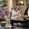 "Diggin\' Up Bones" -- Pictured: Sean Hayes as Kip Withers, Margo Martindale as Carol Miller, J.B. Smoove as Ray and Will Arnett as Nathan Miller. In an attempt to get Carol to be more daring, Kip encourages her to confront her old Central Elementary School work nemesis at the woman\'s retirement party but when his plan backfires, he has to turn to Nathan and Debbie for help, on THE MILLERS, Monday, November 17, 2014 (8:31-9:00 PM, ET/PT), on the CBS Television Network. Molly Shannon guest stars as Miss Pam, Carol\'s former work rival. Photo: Robert Voets/CBS ÃÂ©2014 CBS Broadcasting, Inc. All Rights Reserved.