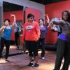 THE MINDY PROJECT: Mindy (Mindy Kaling, C) attends a dance class in the &quot;Mindy's Brother&quot; episode of THE MINDY PROJECT airing Tuesday, Jan. 8 (9:30-10:00 PM ET/PT) on FOX. &#xa9;2012 Fox Broadcasting Co. Cr: Ray Mickshaw/FOX