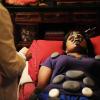 THE MINDY PROJECT: Mindy (Mindy Kaling, R) receives holistic treatment from Brendan (guest star Mark Duplass, L) in the &quot;Mindy's Brother&quot; episode of THE MINDY PROJECT airing Tuesday, Jan. 8 (9:30-10:00 PM ET/PT) on FOX. &#xa9;2012 Fox Broadcasting Co. Cr: Ray Mickshaw/FOX