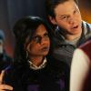 THE MINDY PROJECT: Morgan (Ike Barinholtz, R) encourages Mindy (Mindy Kaling, L) to perform onstage in the &quot;Mindy's Brother&quot; episode of THE MINDY PROJECT airing Tuesday, Jan. 8 (9:30-10:00 PM ET/PT) on FOX. &#xa9;2012 Fox Broadcasting Co. Cr: Ray Mickshaw/FOX
