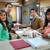 THE MINDY PROJECT: Schulman and Associates prepares for a medical conference in the all-new &quot;Santa Fe&quot; episode of THE MINDY PROJECT airing Tuesday, April 9 (9:30-10:00 PM ET/PT) on FOX. &#xa9;2013 Fox Broadcasting Co. Pictured L-R: Zoe Jarman, Ike Barinholtz, Chris Messina and Mindy Kaling. Cr: Jordin Althaus/FOX