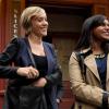 THE MINDY PROJECT: Mindy (Mindy Kaling, R) meets Danny's ex-wife, Christina (guest star Chloe Sevigny, L), in the all-new &quot;Triathlon&quot; episode of THE MINDY PROJECT airing Tuesday, April 30 (9:30-10:00 PM ET/PT) on FOX. &#xa9;2013 Fox Broadcasting Co. Cr: Jordin Althaus/FOX