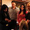 THE MINDY PROJECT: Mindy (Mindy Kaling, L) arrives at her birthday party in the &quot;Mindy's Birthday&quot; episode of THE MINDY PROJECT airing Tuesday, Feb.5(9:30-10:00 PM ET/PT) on FOX. Also pictured L-R: Ike Barinholtz, Kelen Coleman, Anna Camp and Mary Grill. &#xa9;2013 Fox Broadcasting Co. Cr: Jordin Althaus/FOX