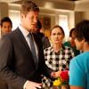 THE MINDY PROJECT: Casey (guest star Anders Holm, L) and Mindy (Mindy Kaling, R) return from Haiti in the &quot;All My Problems Solved Forever&quot; season premiere episode of THE MINDY PROJECT airing Tuesday, Sept. 17 (9:30-10:00 PM ET/PT) on FOX. Also pictured L-R: Ed Weeks, Xosha Roquemore, Beth Grant and Mindy Kaling. Cr: Greg Gayne/FOX
