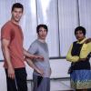 THE MINDY PROJECT: Danny (Chris Messina, C) plays basketball with Kris Humphries (guest-starring as himself, L) in the &quot;The Other Dr. L &quot; episode of THE MINDY PROJECT airing Tuesday, Sept. 24 (9:30-10:00 PM ET/PT) on FOX. Also pictured Mindy Kaling. &#xa9;2013 Fox Broadcasting Co. Cr: Beth Dubber/FOX