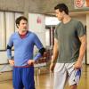 THE MINDY PROJECT: Tom (guest star Bill Hader, L) plays basketball with Kris Humphries (guest-starring as himself, R) in the &quot;The Other Dr. L &quot; episode of THE MINDY PROJECT airing Tuesday, Sept. 24 (9:30-10:00 PM ET/PT) on FOX.&#xa9;2013 Fox Broadcasting Co. Cr: Beth Dubber/FOX
