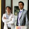 THE MINDY PROJECT: Danny (Chris Messina, L) and Jeremy (Ed Weeks, R) observes that the office's new doctor is good with patients in the &quot;Magic Morgan&quot; episode of THE MINDY PROJECT airing Tuesday, Oct. 8 (9:30-10:00 PM ET/PT) on FOX. &#xa9;2013 Fox Broadcasting Co. Cr: Eddy Chen/FOX