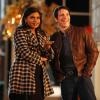 THE MINDY PROJECT: Mindy (Mindy Kaling, L) and Danny (Chris Messina, R) attend an art show in the &quot;Wiener Night&quot; episode of THE MINDY PROJECT airing Tuesday, Oct. 15 (9:30-10:00 PM ET/PT) on FOX. &#xa9;2013 Fox Broadcasting Co. Cr: Jordin Althaus/FOX