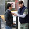 THE MINDY PROJECT: Danny (Chris Messina, L) helps out Morgan (Ike Barinholtz, R) in the &quot;Think Like a Peter&quot; time period premiere episode of THE MINDY PROJECT airing Tuesday, April 15 (9:30-10:00 PM ET/PT) on FOX. &#xa9;2014 Fox Broadcasting Co. Cr: Jordin Althaus/FOX