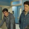 THE MINDY PROJECT:  Peter (Adam Pally, R) is concerned when Mindy ends up in the hospital in the "I Slipped"  episode of THE MINDY PROJECT airing Tuesday, Oct. 7 (9:30-10:00 PM ET/PT) on FOX.  Also pictured:  Chris Messina (L).  ©2014 Fox Broadcasting Co.  Cr:  Isabella Vosmikova/FOX