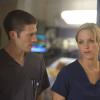 THE MOB DOCTOR: Grace (Jordana Spiro, R) and Brett (Zach Gilford, L) work together in the &quot;Protect and Serve&quot; episode of THE MOB DOCTOR airing Monday, Oct. 1 (9:00-10:00 PM ET/PT) on FOX. &#xa9;2012 Fox Broadcasting Co. CR: Nathaniel Bell/FOX