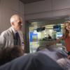 THE MOB DOCTOR: Dr. White (Zeljko Ivanek, L), Grace (Jordana Spiro, C) and Brett (Zach Gilford, R) check on a patient in the &quot;Sibling Rivalry&quot; episode of THE MOB DOCTOR airing Monday, Oct. 8 (9:00-10:00 PM ET/PT) on FOX. &#xa9;2012 Fox Broadcasting Co. CR: Nathan Bell/FOX
