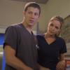 THE MOB DOCTOR: Brett (Zach Gilford, L) and Grace (Jordana Spiro, R) check on a patient in the &quot;Complications&quot; episode of THE MOB DOCTOR airing Monday, Nov. 12 (9:00-10:00 PM ET/PT) on FOX. &#xa9;2012 Fox Broadcasting Co. CR: Nathan Bell/FOX