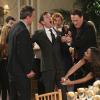 "The Wedding Deception" -- When Oscar and Felix attend the wedding of an old college friend, Oscar aims to reconnect with an old flame while Felix is determined to show his ex-wife that he\'s a changed man, on THE ODD COUPLE, Thursday, April 2, 2015 (8:30-9:00 PM, ET/PT), on the CBS Television Network. Pictured L-R: Matthew Perry as Oscar Madison, Thomas Lennon as Felix Unger, and  Christine Woods as Ashley Photo: Michael Yarish/CBS ÃÂ©2014 CBS Broadcasting, Inc. All Rights Reserved