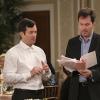 "The Wedding Deception" -- Behind the scenes of the CBS series THE ODD COUPLE, scheduled to air on the CBS Television Network. Pictured L-R: Thomas Lennon as Felix Unger, Executive Producer Bob Daily, and Director Phil Lewis Photo: Michael Yarish/CBS ÃÂ©2014 CBS Broadcasting, Inc. All Rights Reserved