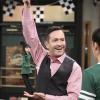 "From Here to Maturity" -- Oscar faces a personal dilemma when he dates a young nanny in the building.  Also Felix and Emily disagree about each other\'s interests, on THE ODD COUPLE, Thursday, April 21, 2016 (8:30-9:00 PM, ET/PT), on the CBS Television Network. Pictured L-R: Thomas Lennon as Felix Unger and Lindsay Sloane as Emily Photo: Sonja Flemming/CBS ÃÂ©2015 CBS Broadcasting, Inc. All Rights Reserved