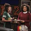"From Here To Maturity" -- Oscar faces a personal dilemma when he dates a young nanny in the building.  Also Felix and Emily disagree about each other\'s interests, on THE ODD COUPLE, Thursday, April 21, 2016 (8:30-9:00 PM, ET/PT), on the CBS Television Network. Pictured L-R: Lindsay Sloane as Emily and Yvette Nicole Brown as Dani Photo: Sonja Flemming/CBS ÃÂ©2015 CBS Broadcasting, Inc. All Rights Reserved